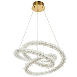 Фигурная люстра украшенная кристаллами из хрусталя Gilbertine Crystals Twisted Chandelier варинант исполнения - 2 | Loft Concept в Челябинске