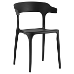 Черный стул из прочного PP-пластика JORIS варинант исполнения - 1 | Loft Concept в Челябинске