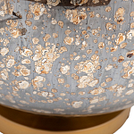 Настольная лампа c бежевым абажуром на круглом стеклянном основании Soft Pastel Light варинант исполнения - 1 | Loft Concept в Челябинске