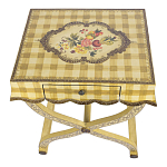 Приставной столик с ящиком в стиле ретро Vintage Rustic Tablecloth варинант исполнения - 4 | Loft Concept в Челябинске