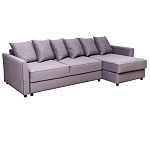 Диван трехместный раскладной Giorgio Sofa серый варинант исполнения - 1 | Loft Concept в Челябинске