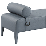 Кушетка Cuba из натуральной кожи с валиком  варинант исполнения - 3 | Loft Concept в Челябинске