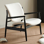 Кресло с каркасом и ножками из древесины и мягкими сиденьем и спинкой Venice варинант исполнения - 2 | Loft Concept в Челябинске