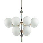 Люстра со вставками из керамики SkyEast 12 ламп варинант исполнения - 1 | Loft Concept в Челябинске