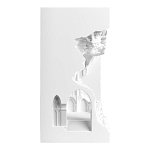 Встраиваемый в стену гипсовый светильник под покраску с эффектом разрушенной стены Antiquity Athena варинант исполнения - 4 | Loft Concept в Челябинске