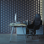 Гипсовая 3D Панель DRAGON SCALE - A варинант исполнения - 2 | Loft Concept в Челябинске