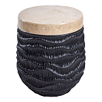 Приставной столик с фактурой под натуральное дерево Immortality варинант исполнения - 1 | Loft Concept в Челябинске