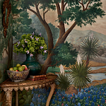 Обои ручная роспись Hill Country Scenic Special Colourway on scenic paper варинант исполнения - 5 | Loft Concept в Челябинске