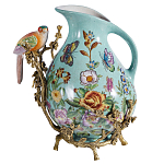 Кувшин с птичкой и  цветочным рисунком Blue Garden варинант исполнения - 1 | Loft Concept в Челябинске