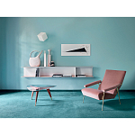 Дизайнерская подвесная полка Gio Ponti D.355.1 - D.355.2 Hanging Bookcase варинант исполнения - 3 | Loft Concept в Челябинске