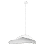 Подвесной светильник с асимметричным волнообразным абажуром и фактурной бахромой по краю Tactile Line варинант исполнения - 4 | Loft Concept в Челябинске