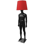 Лампа MALE MANNEQUIN LAMP с абажуром открытый позинг варинант исполнения - 1 | Loft Concept в Челябинске