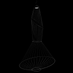 Подвесной светильник из металла Geometry of Beauty варинант исполнения - 4 | Loft Concept в Челябинске