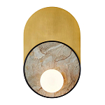 Бра с каменным диском в металлической раме Sandstone Painting варинант исполнения - 1 | Loft Concept в Челябинске