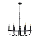 Люстра круглая с 6-ю лампами Kichler варинант исполнения - 8 | Loft Concept в Челябинске