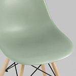 Пластиковый стул на ножках из массива бука Eames Mint варинант исполнения - 7 | Loft Concept в Челябинске