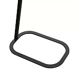 Столик приставной с прямоугольной серой столешницей Steel Stable Table варинант исполнения - 3 | Loft Concept в Челябинске