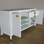 Комод-буфет Elsa Dreams White с открытыми полками   варинант исполнения - 6 | Loft Concept в Челябинске