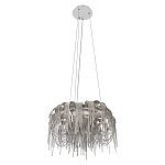 Люстра подвесная круглая с изогнутыми металлическими дугами и ниспадающими цепочками 65 см Atlantis Chain варинант исполнения - 12 | Loft Concept в Челябинске