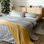 Постельное белье из сатина с рисунком 200х220 см Aurora Allure Sprout варинант исполнения - 3 | Loft Concept в Челябинске