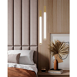 Подвесной светильник Cateline Brass Tube Hanging Lamp варинант исполнения - 2 | Loft Concept в Челябинске