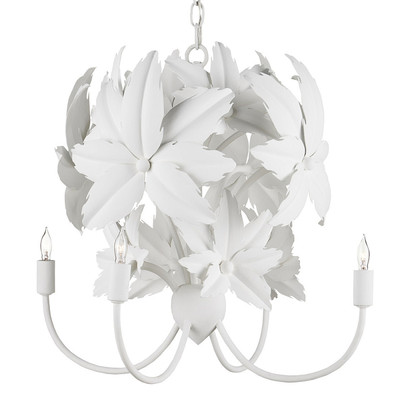 Люстра белая в виде цветков шиповника White Rosehip Flower Белый в Челябинске | Loft Concept 