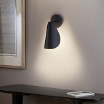 Бра с поворотным плафоном Aracea Black Wall Lamp варинант исполнения - 9 | Loft Concept в Челябинске