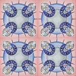 Плитка дизайнерская с узором Экипаж варинант исполнения - 1 | Loft Concept в Челябинске