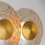 Бра из трех стеклянных фактурных дисков Eyepiece варинант исполнения - 4 | Loft Concept в Челябинске