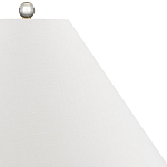 Настольная лампа овальная с тропическим принтом Stylized Aalm Leaves Motif варинант исполнения - 3 | Loft Concept в Челябинске