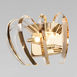 Бра золотого цвета с изогнутыми хрустальными элементами Radiant Ribbons варинант исполнения - 2 | Loft Concept в Челябинске