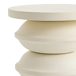 Фигурный приставной столик кремового цвета  AMORPHOUS варинант исполнения - 2 | Loft Concept в Челябинске