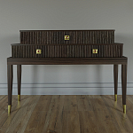 Премиальная Консоль с тремя ящиками Elsa Dreams Walnut варинант исполнения - 3 | Loft Concept в Челябинске