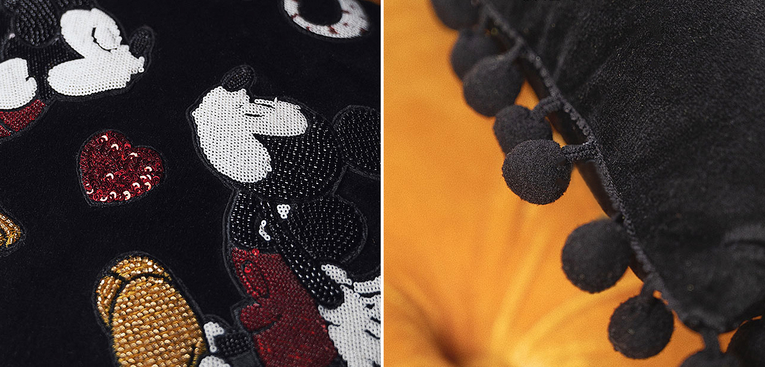 Декоративная подушка с Аппликацией и пайетками Gucci Mickey and Minnie Mouse Декоративная подушка с Аппликацией и пайетками Gucci Mickey and Minnie Mouse - Loft-Concept в Челябинске
