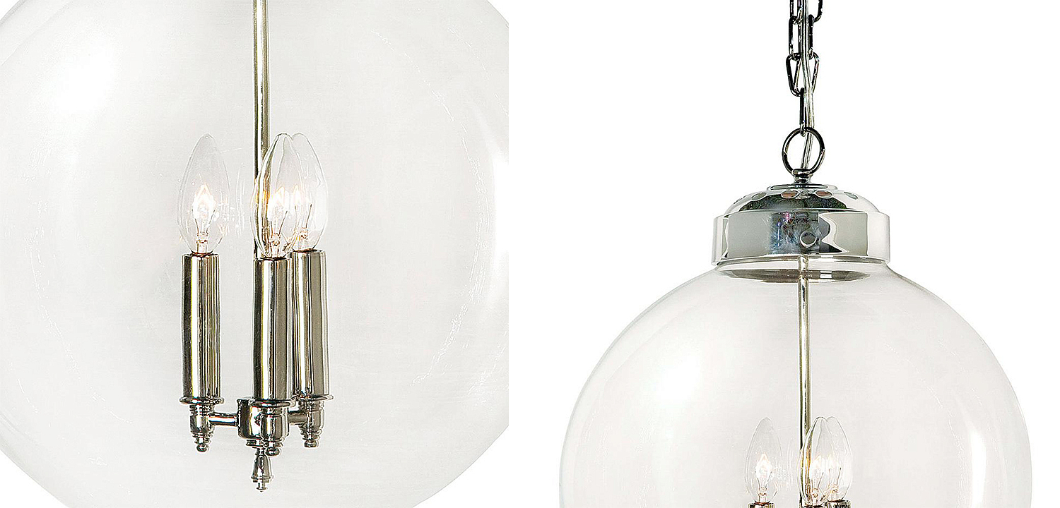 Подвесной светильник Conor Globe Hanging lamp Silver Подвесной светильник Conor Globe Hanging lamp Silver - Loft-Concept в Челябинске