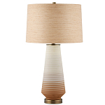 Настольная лампа фарфоровая с узором на корпусе Junction Place варинант исполнения - 3 | Loft Concept в Челябинске