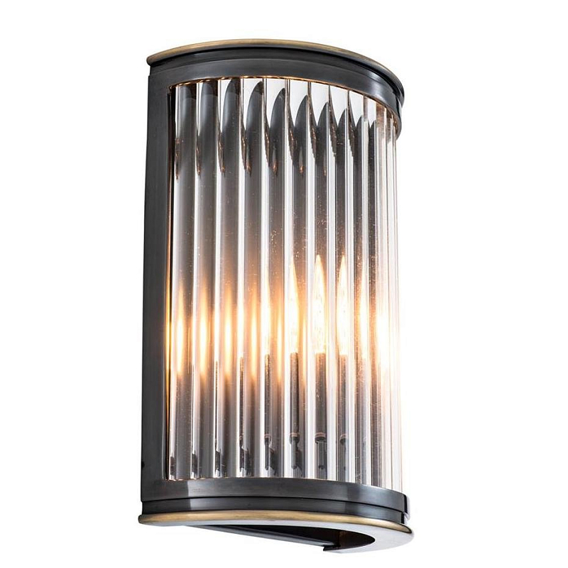 Бра Wall Lamp Alice Темная бронза Прозрачное Стекло Бра Wall Lamp Alice Темная бронза Прозрачное Стекло в Челябинске | Loft Concept