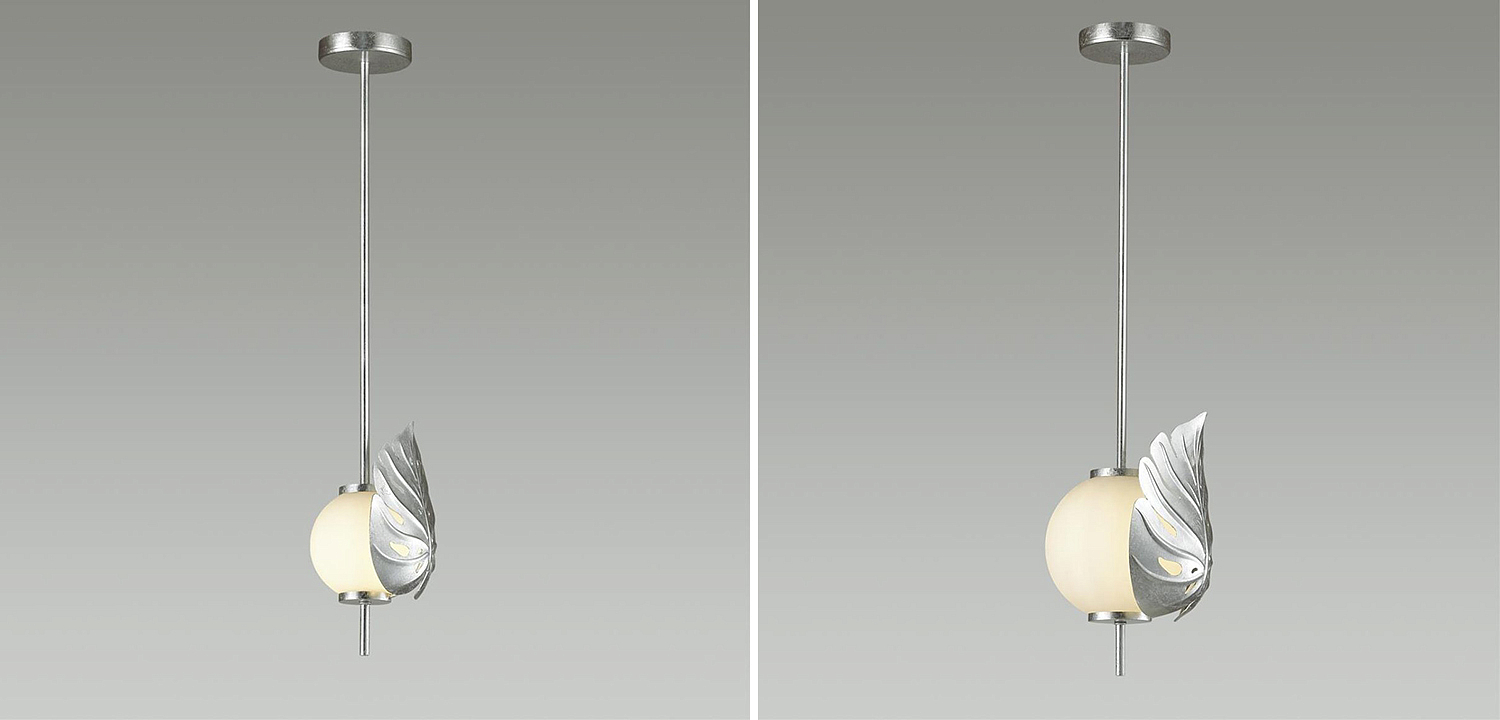 Подвесной светильник Silver Monstera Leaf Подвесной светильник Silver Monstera Leaf - Loft-Concept в Челябинске