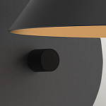 Бра с широким конусным плафоном с золотистой внутренней стороной Alora Mood варинант исполнения - 4 | Loft Concept в Челябинске