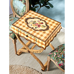 Приставной столик с ящиком в стиле ретро Vintage Rustic Tablecloth варинант исполнения - 7 | Loft Concept в Челябинске