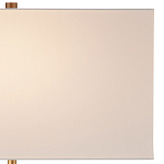 Торшер с прямоугольным абажуром на белом мраморном основании Asymmetry on Marble варинант исполнения - 3 | Loft Concept в Челябинске