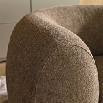 Дизайнерское полукруглое мягкое кресло CINNAMON Armchair варинант исполнения - 5 | Loft Concept в Челябинске