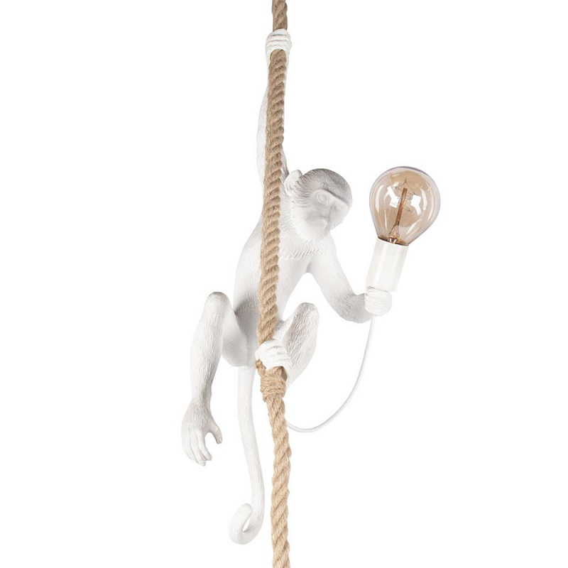 Подвесной светильник Monkey on a rope Белый Подвесной светильник Monkey on a rope Белый в Челябинске | Loft Concept
