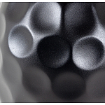 Столик журнальный с круглой деревянной столешницей на черном фактурном основании Bourgeon варинант исполнения - 6 | Loft Concept в Челябинске