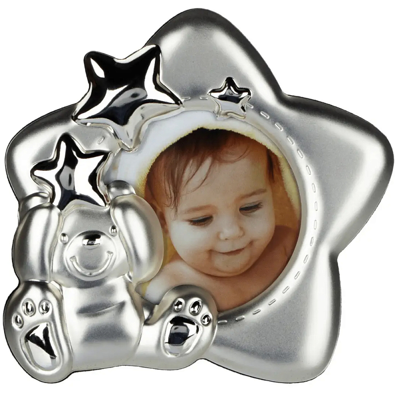 Фоторамка детская Childhood Corner Star Серебристый Фоторамка детская Childhood Corner Star Серебристый в Челябинске | Loft Concept