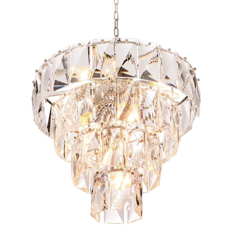Люстра Chandelier Amazone S Никель Прозрачный Люстра Chandelier Amazone S Никель Прозрачный в Челябинске | Loft Concept