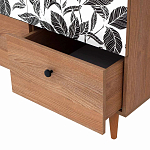 Шкаф с принтом Leaf bouquet варинант исполнения - 3 | Loft Concept в Челябинске