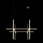 Люстра с 6-ю цилиндрическими плафонами на тонких тросах Trumpet tube варинант исполнения - 7 | Loft Concept в Челябинске