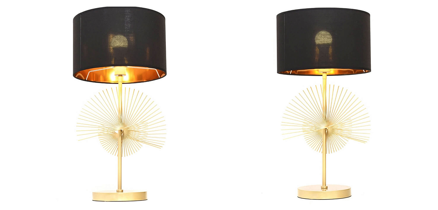 Настольная лампа Genoveva Table lamp black Настольная лампа Genoveva Table lamp black - Loft-Concept в Челябинске