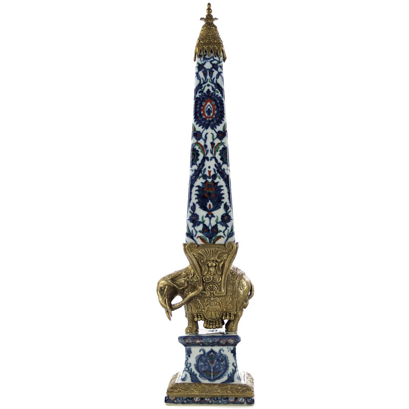 Фигурка The erected obelisk Бронза Белый Синий Красный Фигурка The erected obelisk Бронза Белый Синий Красный в Челябинске | Loft Concept